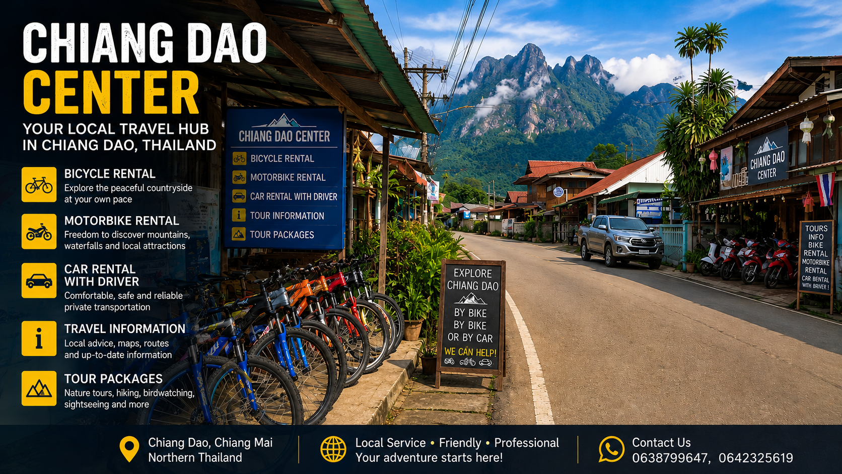 Chiang Dao Center – Your Local Travel Hub in Chiang Dao, Thailand